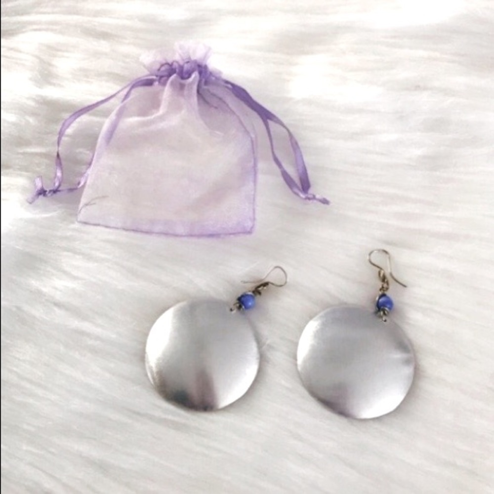 Artisan Handmade Recycled Bottle Cap Dandle Drop Earrings
